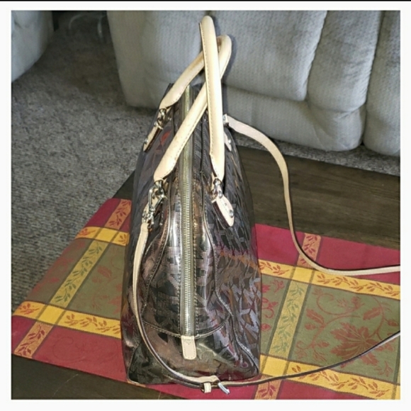 Michael Kors Silver Metallic Mirror Satchel Bag & Wallet Set - Picture 7 of 16